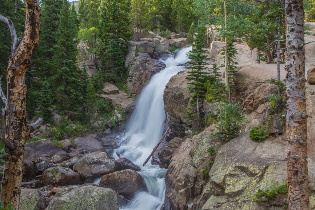 Easy Waterfall hikes in Rocky Mountain National Park