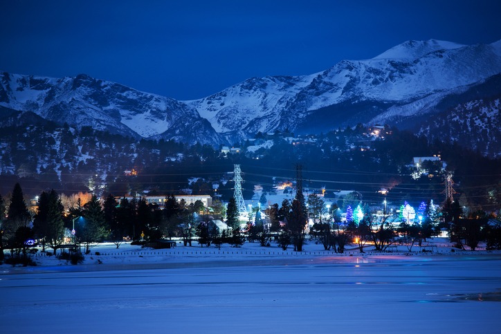 Radiant Winter Night - Colorado